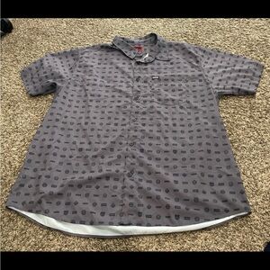 Dixxon executive gray button-down party shirt men’s 3X